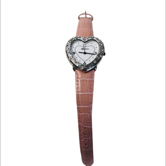 Brighton watch heart shaped with crystals sparkle.